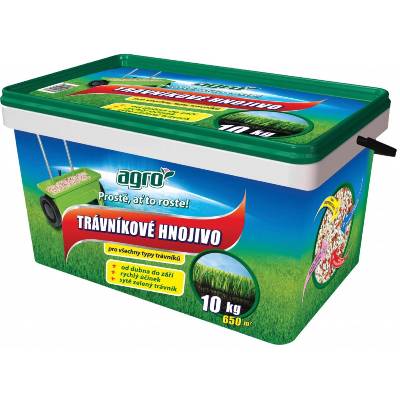 Trávnikové hnojivo AGRO CS - 10 kg vedro