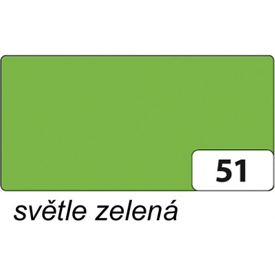 Barevný karton 220 g/m² světle zelený 50 × 70 cm 10 archů