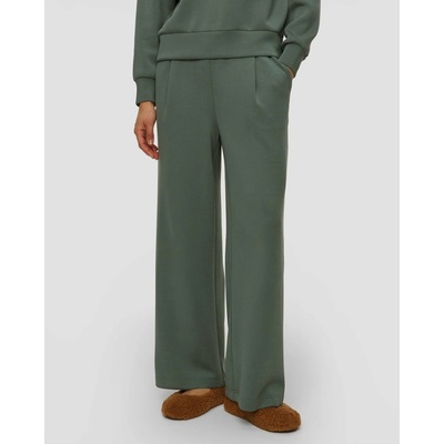 Dámske Zelené Viskózové Nohavice Varley The Extra Wide Leg Pant