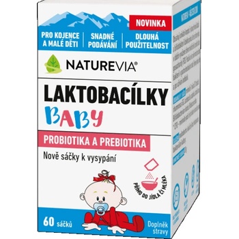 Swiss NatureVia Laktobacily baby 60 sáčků