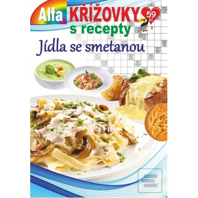 Křížovky s recepty 3/2021 - Jídla se smetanou