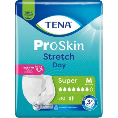 TENA ProSkin Stretch Day Super zalepovacie naťahovacie nohavičky M 10 ks