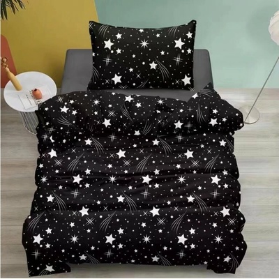 Textilomanie bavlna obliečky NIGHT SKY čierne 70x90 140x200