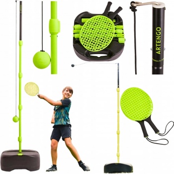 Artengo Súprava na Speedball 1 základňa, 2 rakety a 1 loptička Turnball čierno-žltá čierna