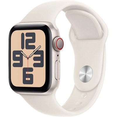 Apple Каишка Apple - Sport Band, Apple Watch, 40 mm, M/L, Starlight (myj43zm/a)