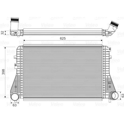 Chladič turba VALEO 818674