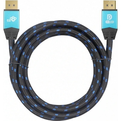 TB oplétaný kabel DisplayPort 2.1, 2m - AKTBXVDMDP2120N – Zboží Živě