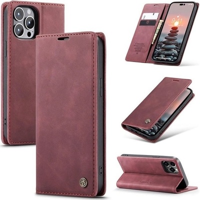 Book CaseMe Xiaomi Redmi 14C 4G, barva vínová
