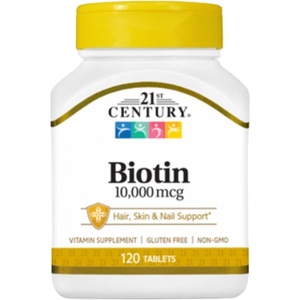 21st Century Biotin 10000 mcg [120 Таблетки]