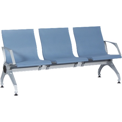 Bittel Посетителска пейка с 3 места КАРМЕН cr-1034-4 - синя