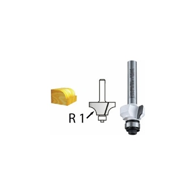 Zaoblovací fréza s ložiskem stopka 12mm, 50,8x25,4x75mm, Makita D-48561