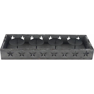 Adventní svícen s hvězdičkami D7415 – Zboží Dáma