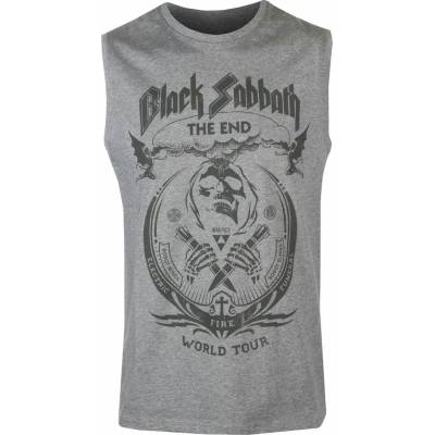 Мъжки потник Black Sabbath - The End Mushroom Cloud - GREY - ROCK OFF - BSTANK25MG