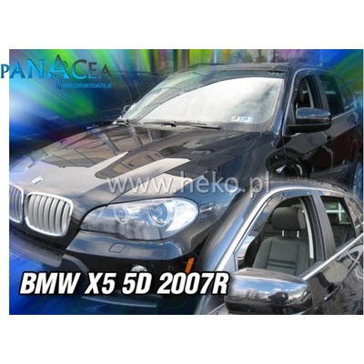 Deflektory Heko BMW X5 E70 2006 - 2013 predné + zadné