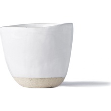 Hrnček LOPSIDED biely MIJ 180 ml