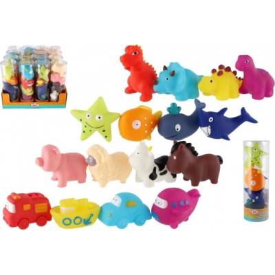 Teddies Stříkající figurky do vany v tašce Farma