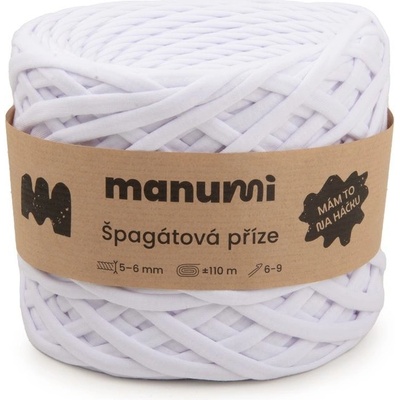Manumi špagátová příze bílá - 1 ks