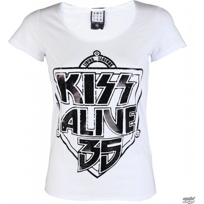 Tričko metal Amplified Kiss K 35 Čierna biela