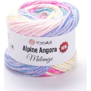 YARNART Alpine Angora Melange "New 6402 Плетива прежда (Alpine Angora Melange New 6402)