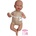 Llorens 740S NEW BORN 2 в 1 - реалистична бебешка кукла със звуци и меко текстилно тяло (4-740S)