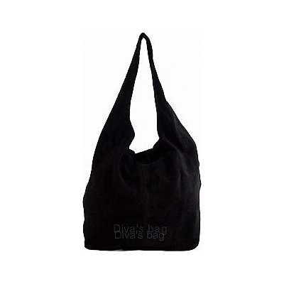 Kabelka Sylva shopper kožená čierna