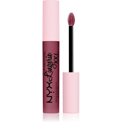 NYX Professional Makeup Lip Lingerie XXL tekutá rtěnka s matným finišem Bust ed 4 ml