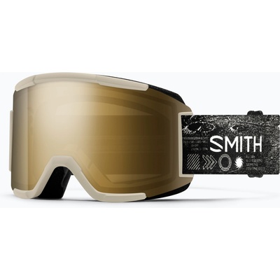 Скиорски очила Smith Squad chalk space invader/chrpsunblackgoldmirror/clear