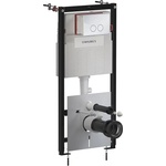 Omnires Комплект казанче за WC с рамка Omnires StrongFrame с ECO промиване и бутон Minimal, гланциран хром (STFWCECO1M-RCR)