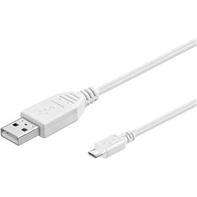 Premiumcord ku2m3fw USB 2.0 Propojovací, konektory A-micro, 3m, bílý