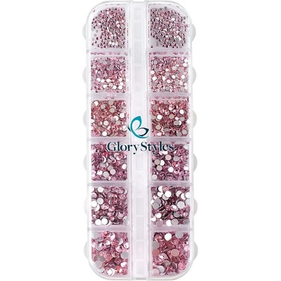 GloryStyles Sada kamínků na nehty 05 light rose – Zbozi.Blesk.cz