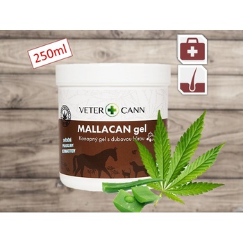 Vetercann Mallacan gel s konopím a dubovou kůrou 100ml
