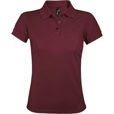 SOĽS Prime Women Damské polo tričko SL00573 Burgundy