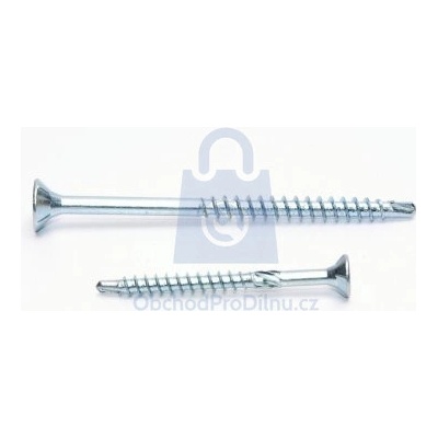 Vrut se zápustnou hlavou TORX s vrtákem na špičce, pozinkovaný 4 x 60, balení 200 ks
