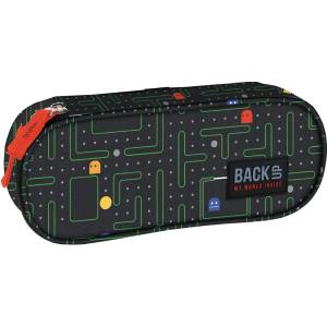 BackUP Овален ученически несесер BackUp A - Pac-Man, 1 цип (92819)