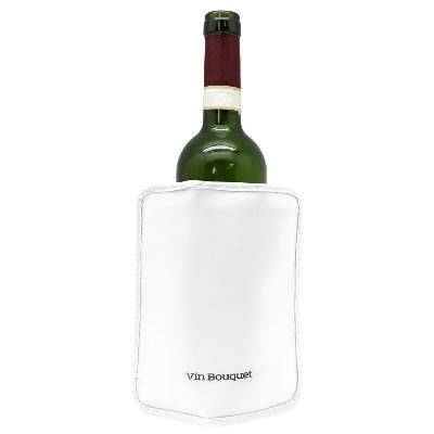 Охладител за бутилки Vin Bouquet с гел - 18.5 х 16 х 2 см - бял (VB FIE 968)