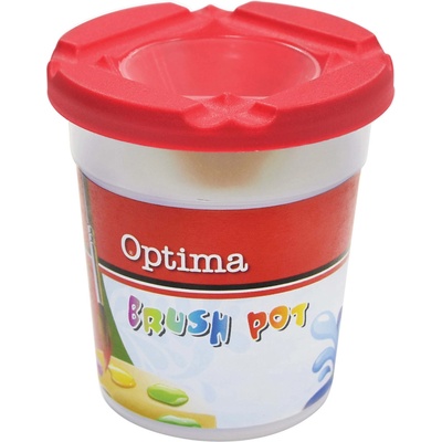Optima Пластмасова чашка за четки Optima (26762-А)