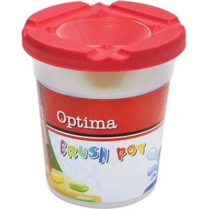 Optima Пластмасова чашка за четки Optima (26762-А)