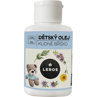 LEROS BIO DĚTSKÝ OLEJ KLIDNÉ BRUŠKO s mateřídouškou a koprem 60 ml – Zboží Dáma