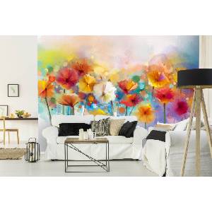 DIMEX ART Самозалепваща се флизелинова фототапета картина - акварел 375 x 250 см