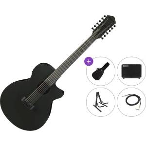 Ibanez AEG1221-BOT Premium SET Black Out 12-струнна електро-акустична китара