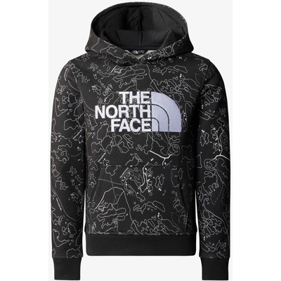 The North Face Drew Peak P/O Hoodie Print asphalt grey