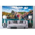 DIMEX ART Самозалепваща се флизелинова фототапета красив град лигурия 375 x 250 см