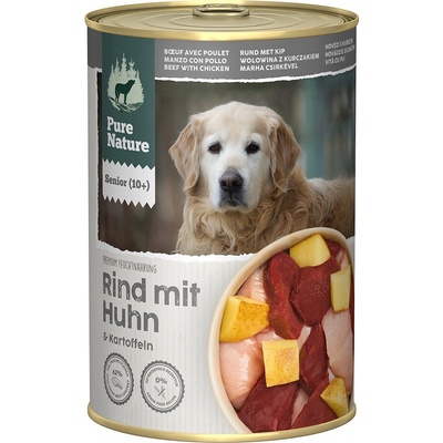 Pure Nature Senior hovädzie s kuracím 24 x 400 g