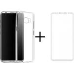 REMAX 3D Glass protector + Case, Remax Crystal, for Samsung Galaxy S8 Plus, White - 52304 (DE-52304)