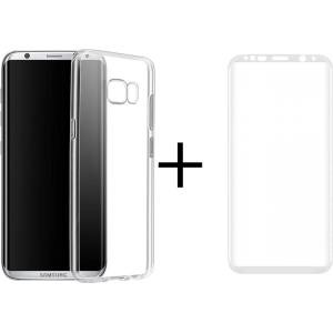 REMAX 3D Glass protector + Case, Remax Crystal, for Samsung Galaxy S8 Plus, White - 52304 (DE-52304)