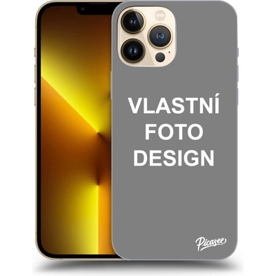 Pouzdro Picasee silikonové Apple iPhone 13 Pro Max - Vlastní design/motiv černé