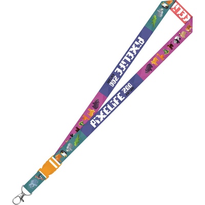 Šňůrka na krk JUNIOR s karabinou S8 Pixelife Zoo Edition – Hledejceny.cz
