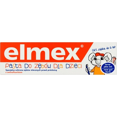 Elmex dětská proti zubnímu kazu pro děti 0-6 let 50 ml
