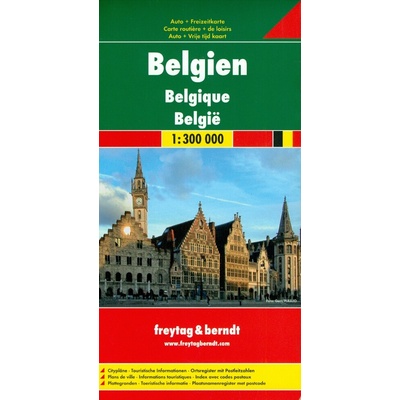 Freytag & Berndt Auto + Freizeitkarte Belgien. Belgique Belgie