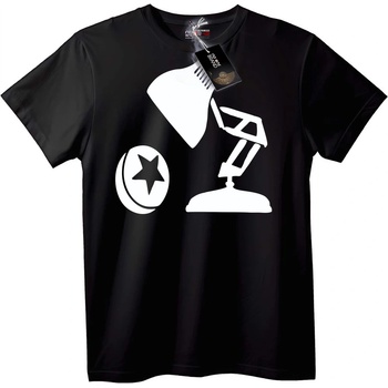 NOONEBRAND Тениска Лампа и Звездна Топка - M, Black
